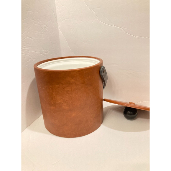 Kraftware Coronet VSQ Brandy ice bucket with handle and lid Barware - Picture 7 of 8